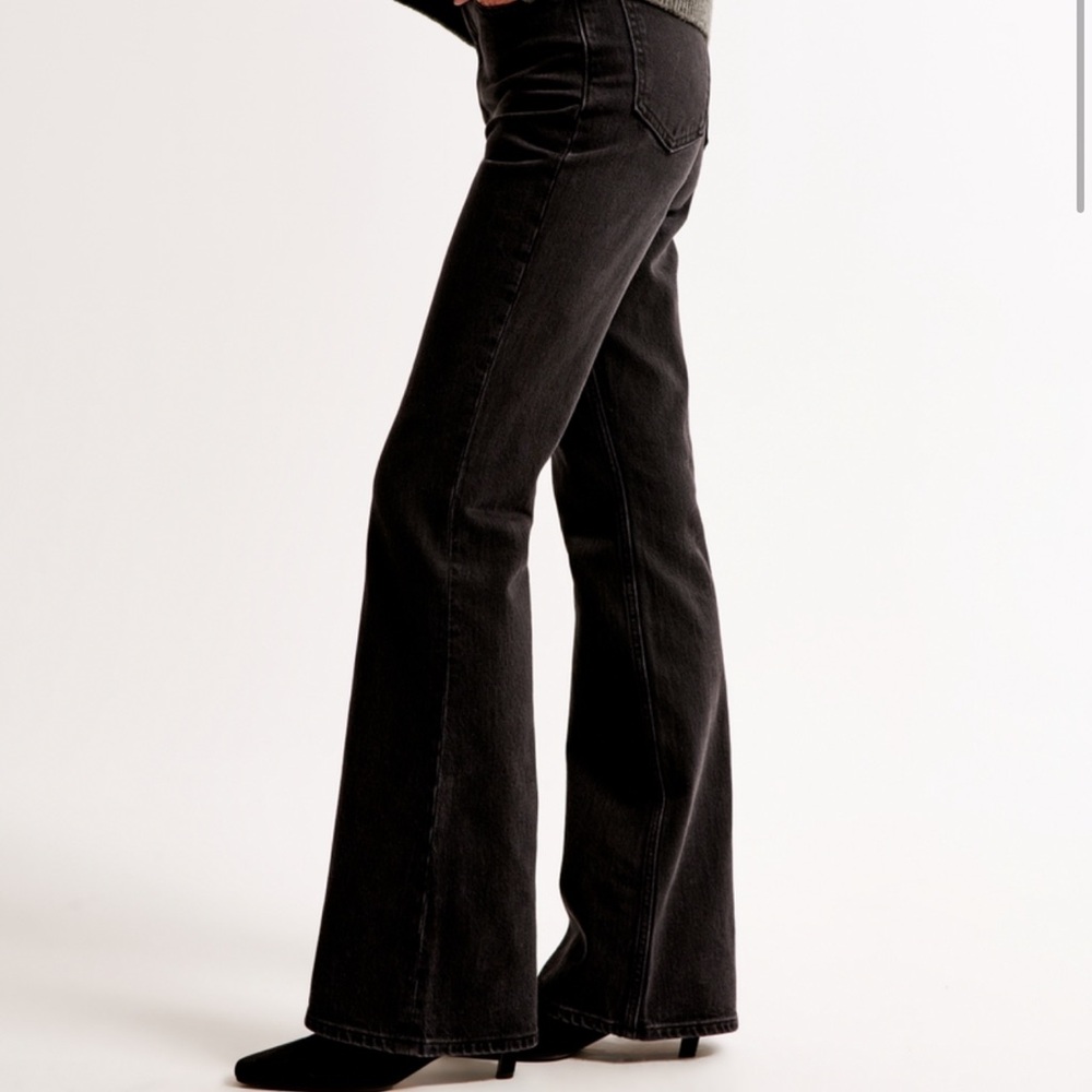 Abercrombie & Fitch Black Flare Jeans
